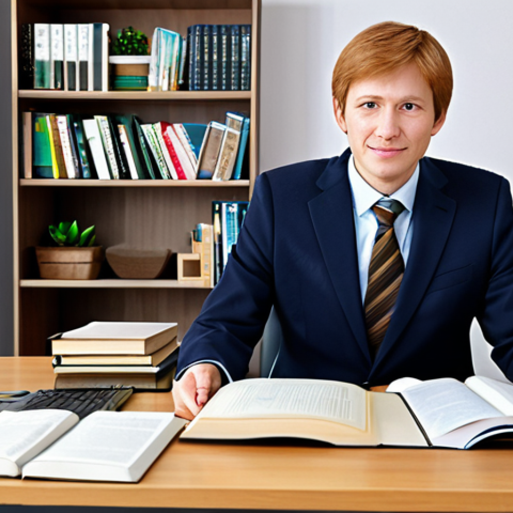 Professional Translator at Work**

A professional translator, fully clothed in business casual attire, working at a bright, modern desk. Several open books and a laptop are visible, displaying Japanese and Swedish text. The background includes a well-organized office with bookshelves and plants. Safe for work, appropriate content, perfect anatomy, natural pose, well-formed hands, proper finger count, natural body proportions, professional, modest, family-friendly. High-quality digital art, realistic lighting.

**