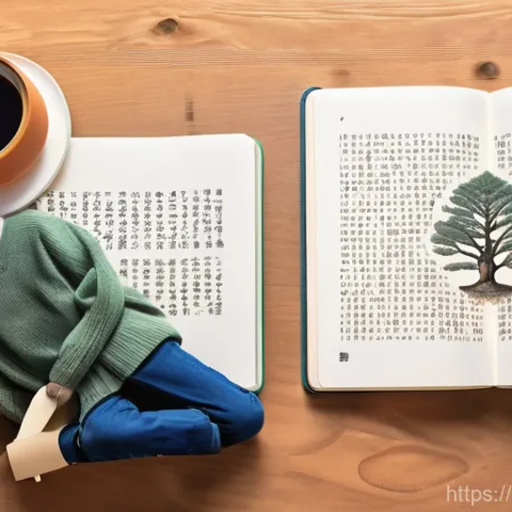 JLPT와 일본어 경시대회 준비법 - **Kanji Unveiled Through Stories:** A bright, indoor scene featuring a young adult (around 18-22 yea...